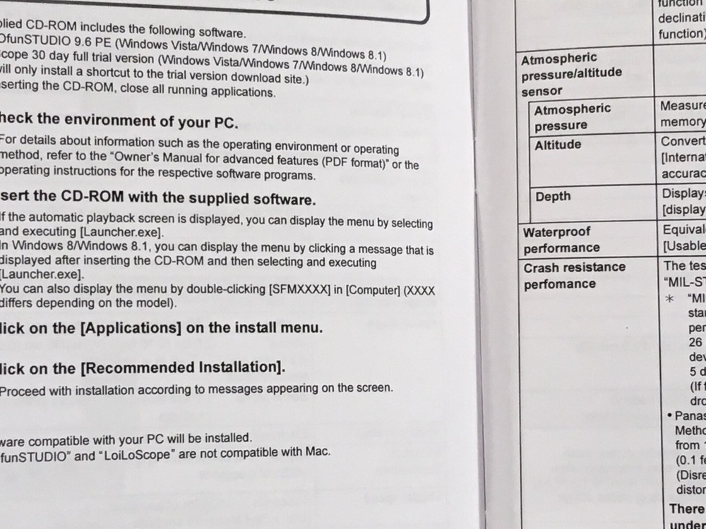 Panasonic Lumix DMC-TS6 Camera - Basic Owners Manual - 44 Pages - New & Clean