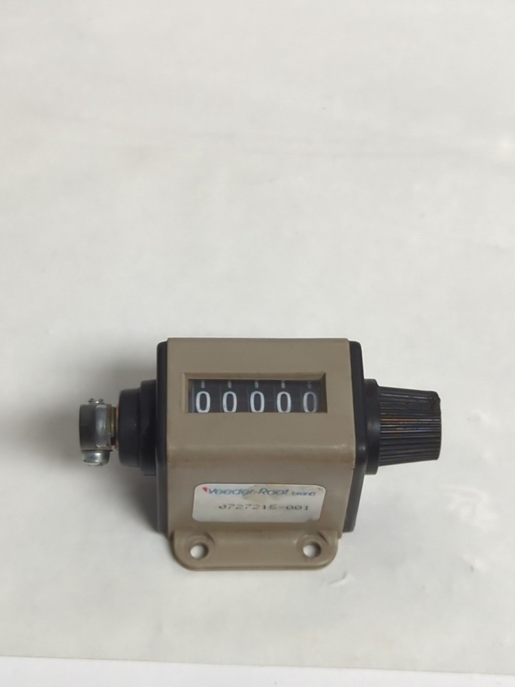 VEEDER ROOT,0727215-001,PANEL METER 5-DIGIT DIGITAL COUNTER PRE-OWNED