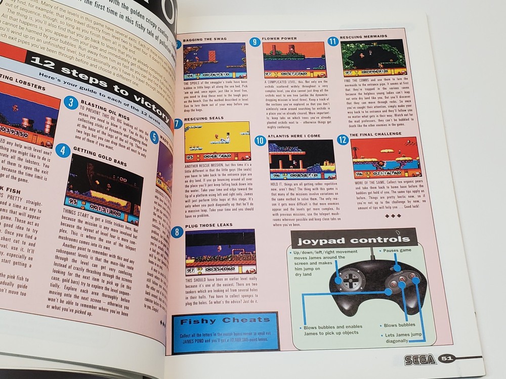 Sega Genesis Official Power Tips Book Guide Book ***