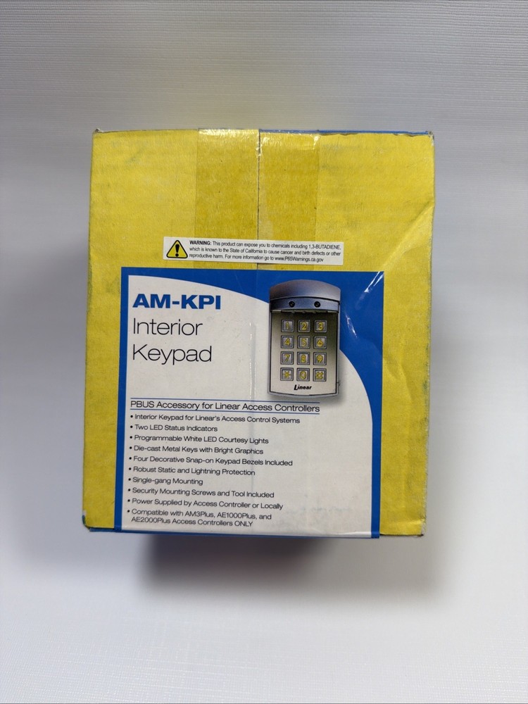Linear AM-KPI Interior Keypad PBUS Accessory For Linear Access Controllers