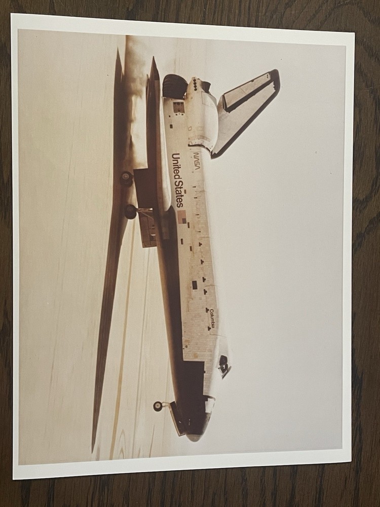 STS-1 Space Shuttle Columbia Landing Edwards AFB
