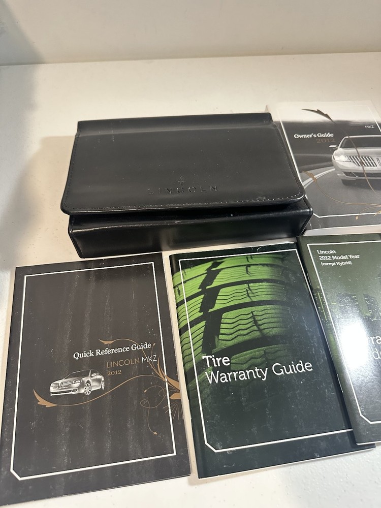 2012 Lincoln MKZ Owner's Manual Set