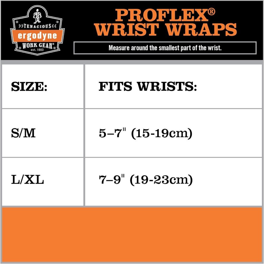 Wrist Wrap with Thumb Loop by ProFlex 420 - Adjustable Compression Support