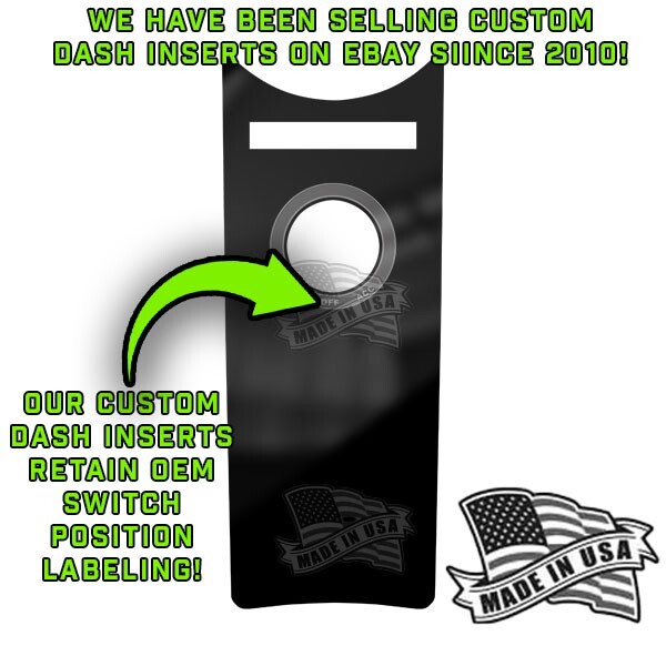 Gloss Solid Black | Dash Insert Fits Harley Road King Fuel Tank Dash Console 08+