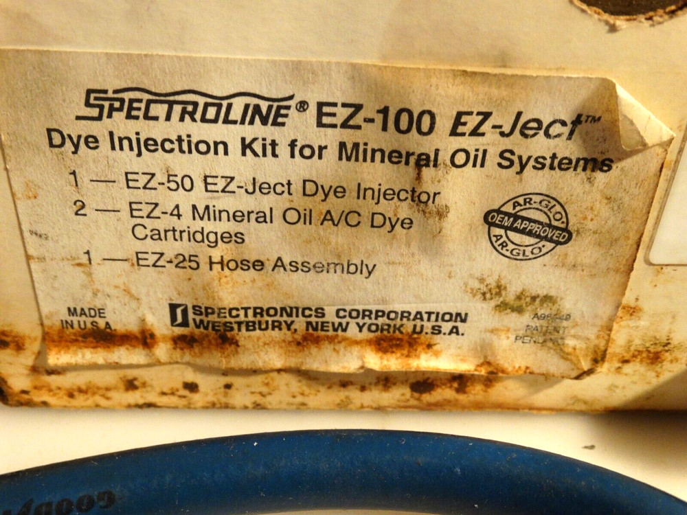 Spectroline EZ-Ject Leak Detection Kit EZ-100