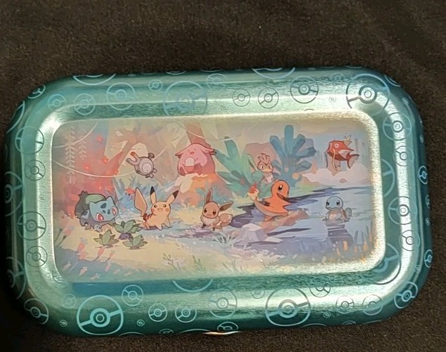 3 Empty Pokemon Mini Tins