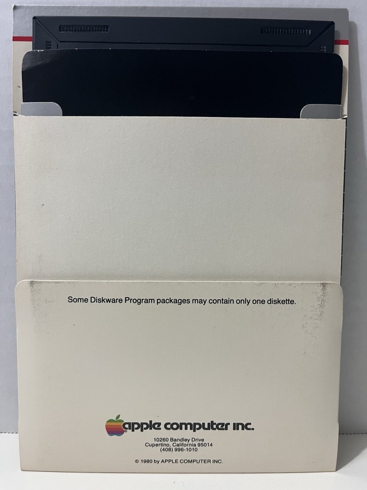Vintage Apple III Diskware Program - System Utilities 5.25” Disk w/Slipcover
