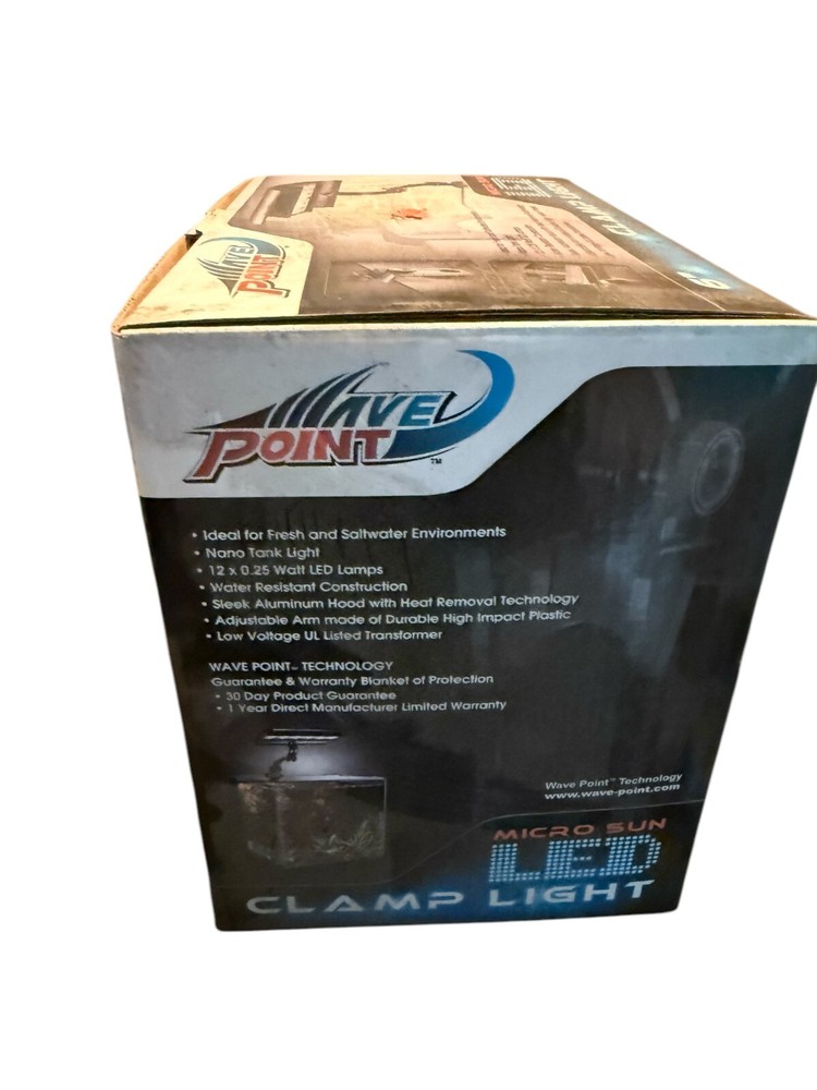 Wave-point 6" Micro Sun LED Clamp Light