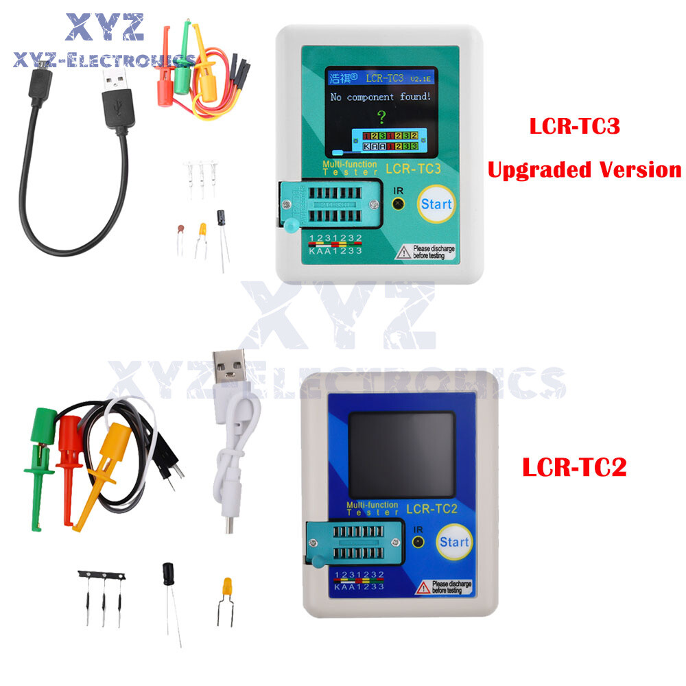 LCR-TC2 LCR-TC3 Upgraded High-precision Transistor Tester Diode Capacitance Test
