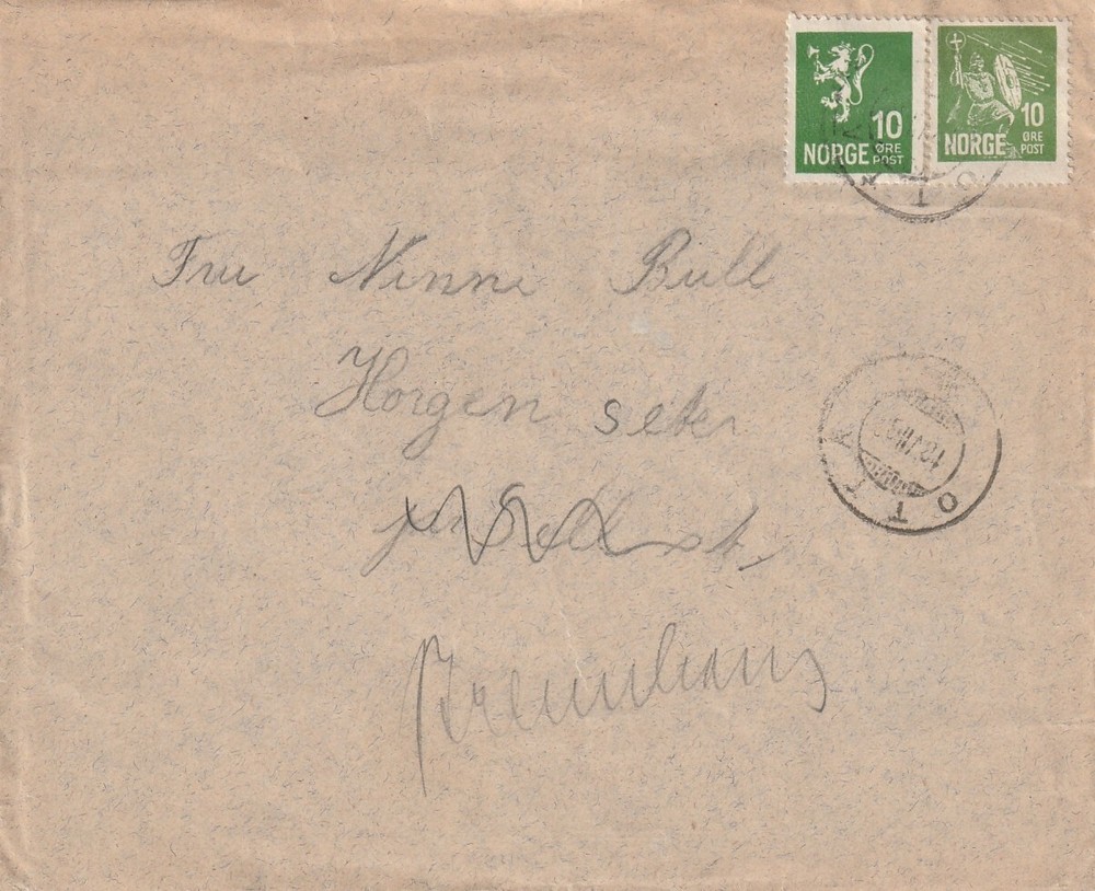 NORWAY:  Cover Otta to Sel 1930.