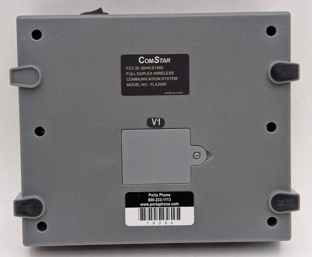 Eartec ComSTAR FLX2000 Wireless Headset Base Station Porta Phone Intercom System