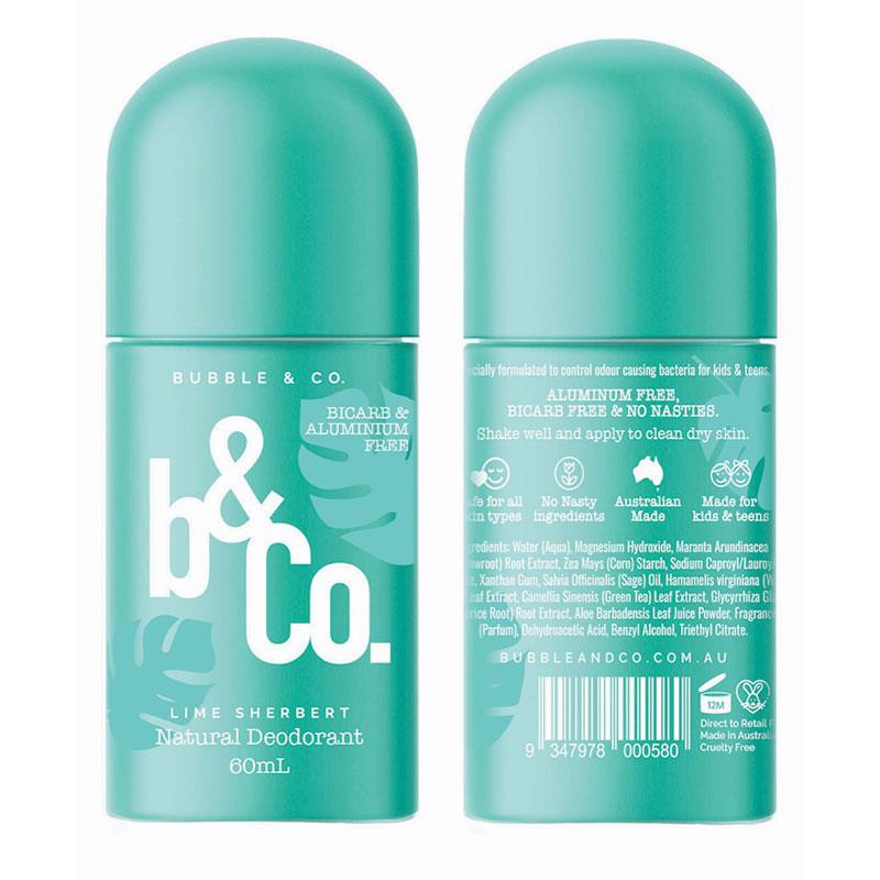 Bubble & Co Lime Sherbert Deodorant 60ml