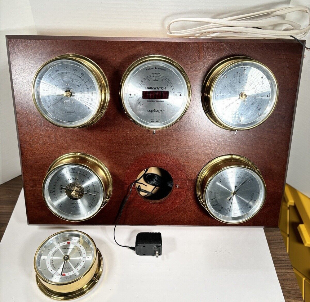 Weathermaster Station by Maximum Weather Instruments Tide, Temp, Rainfall, Wind