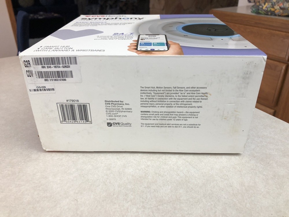 Symphony Independent Living Network Basic Bundle Smart Hub Care Button New