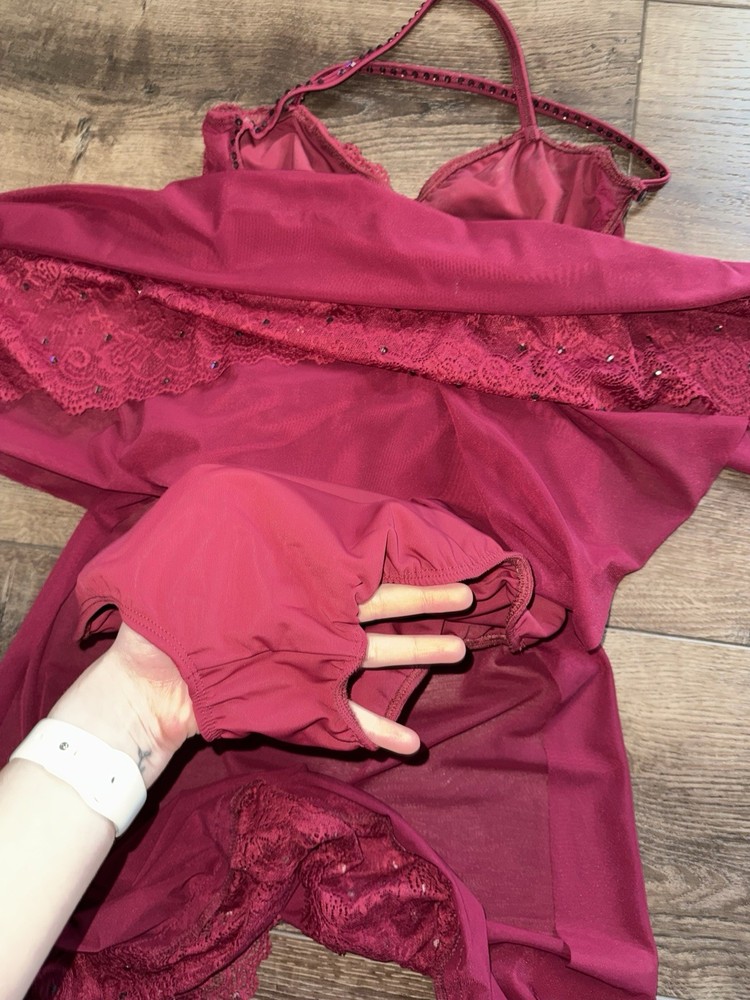 handmade dance costume size medium/large. LOOK at description