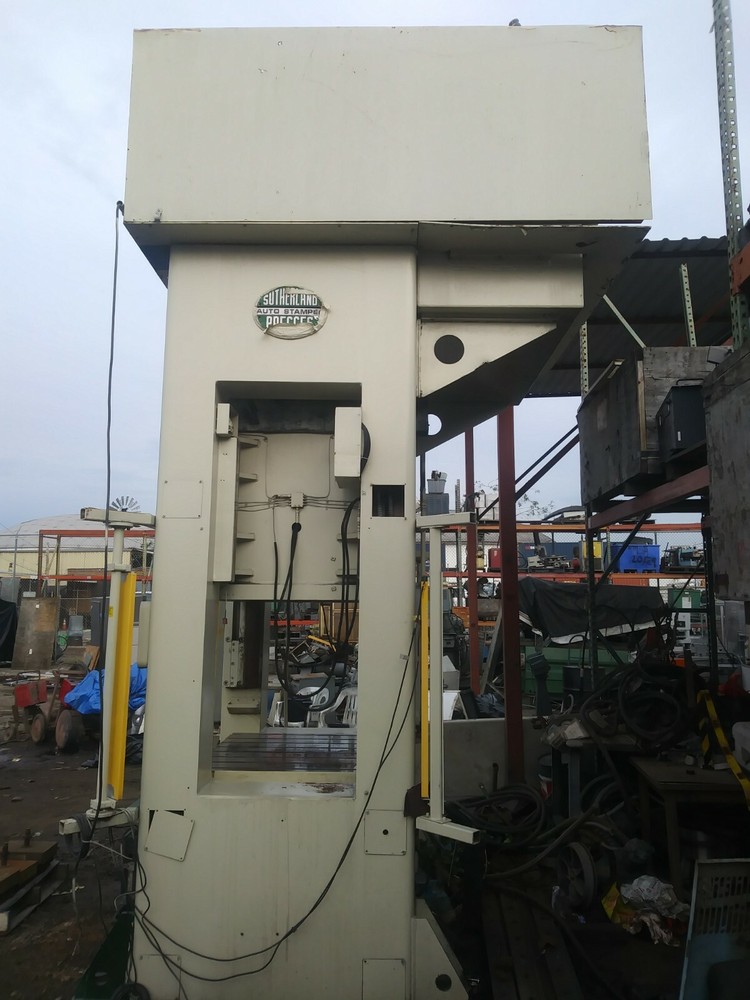 2001 SUTHERLAND SPC 100 TON "AUTO STAMPER" HYDRAULIC PRESS