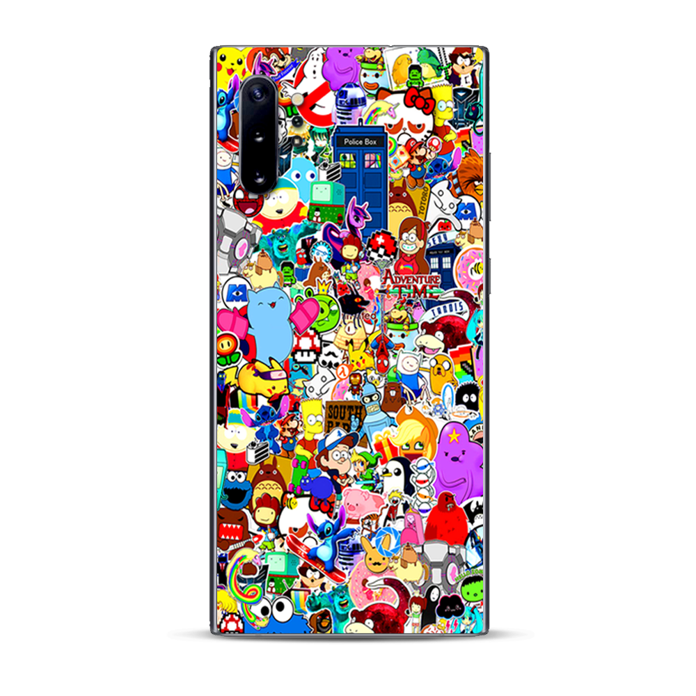 Skins Decal Wrap for Samsung Note 10 Plus Sticker collage