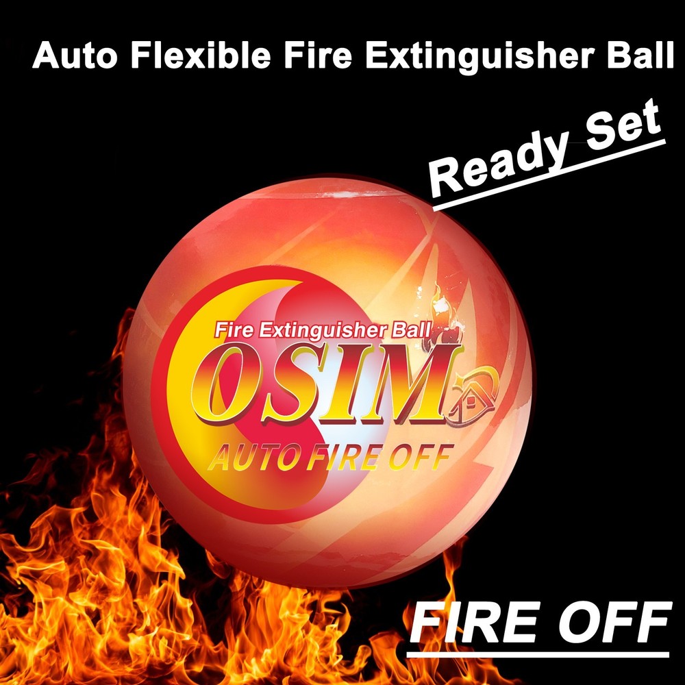 2-Pack Automatic Self-Exciting Fire Extinguisher Ball with Hook and Mount