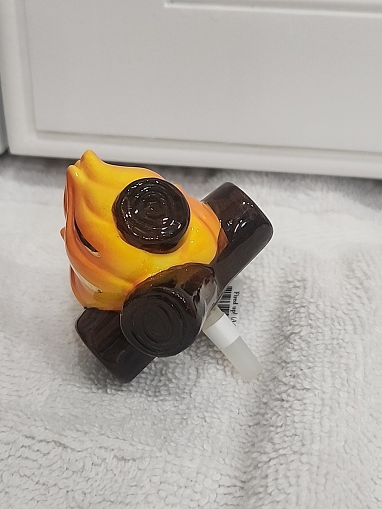 Nora Fleming Mini Fired Up! Campfire Camping Bonfire A400 Platter Charm NEW!
