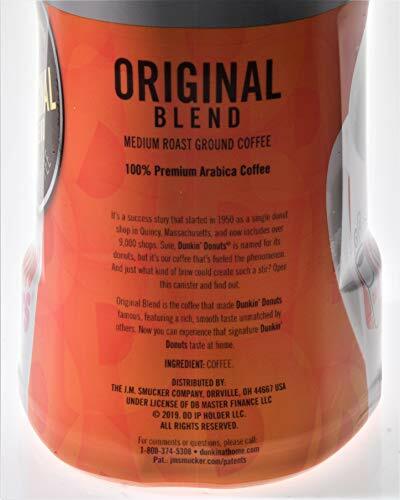 GROUND COFFEE Original Blend Arabica Medium Roast Net 45 Ounce DUNKIN' DONUTS
