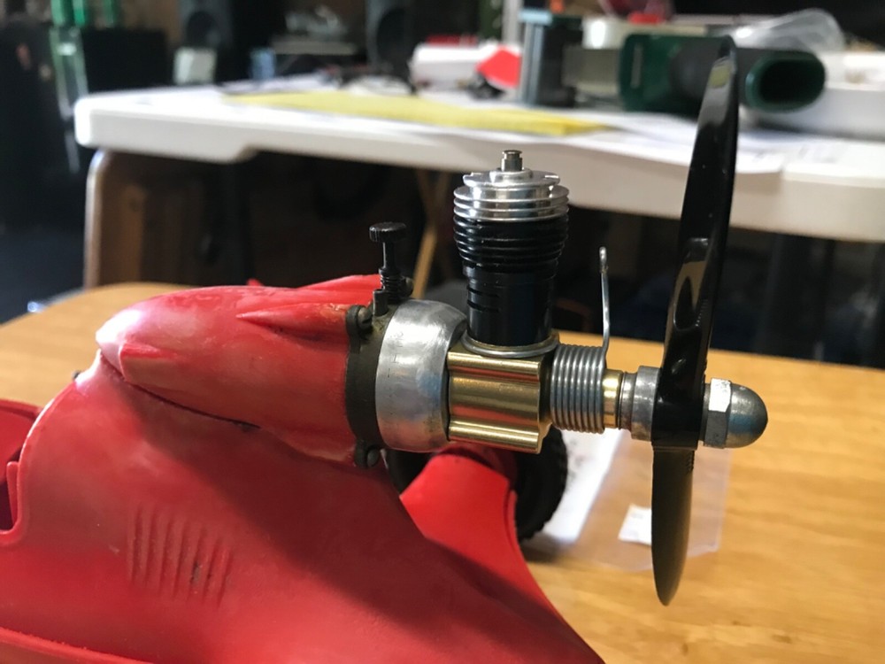 cox thimble drome prop rod, new engine and cleaned.