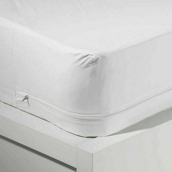 Vinyl Mattress Protector-Waterproof & Dust Mite Proof Durable Cover- Twin Size