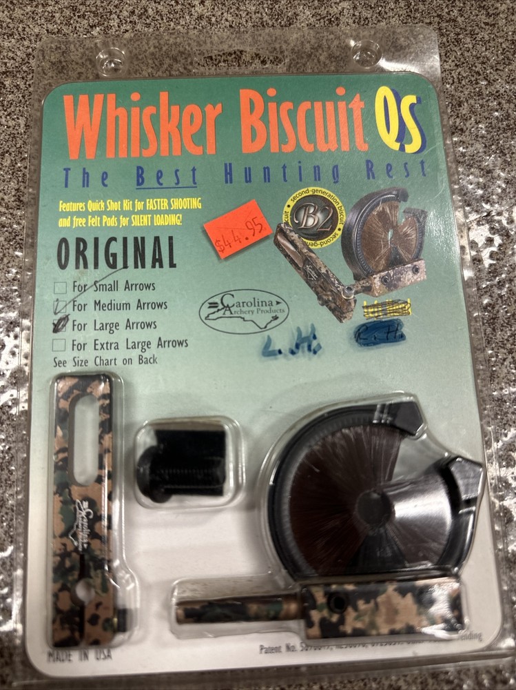 Whisker Biscuit Qs Hunting Rest For Medium Arrows Left Hand