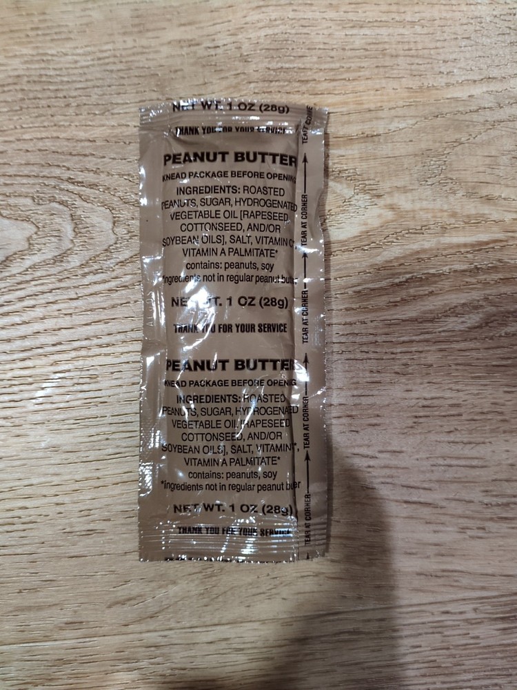 US MRE Peanut Butter Pack