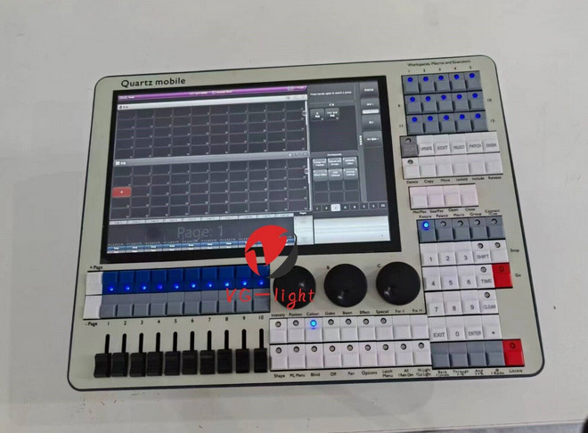 Mini Quartz DMX 512 Stage Lighting Controller Mobile Dimmer Console For DJ Disc