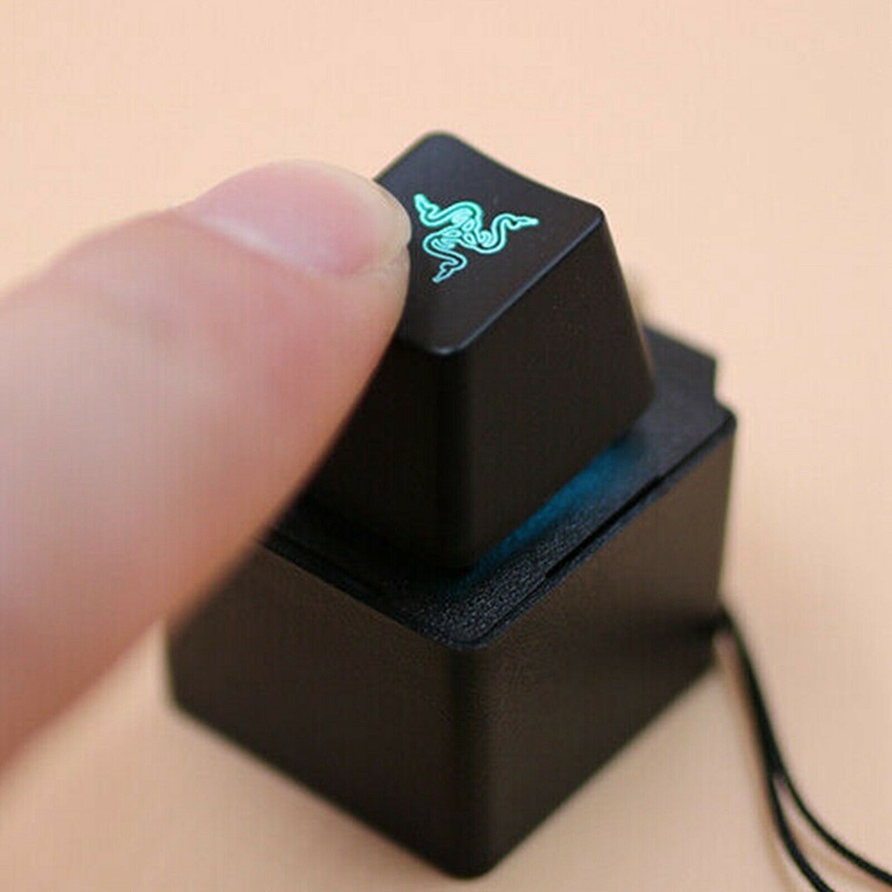 For Razer Chroma RGB Switch Tester ABS Backlit Keycap Keychain