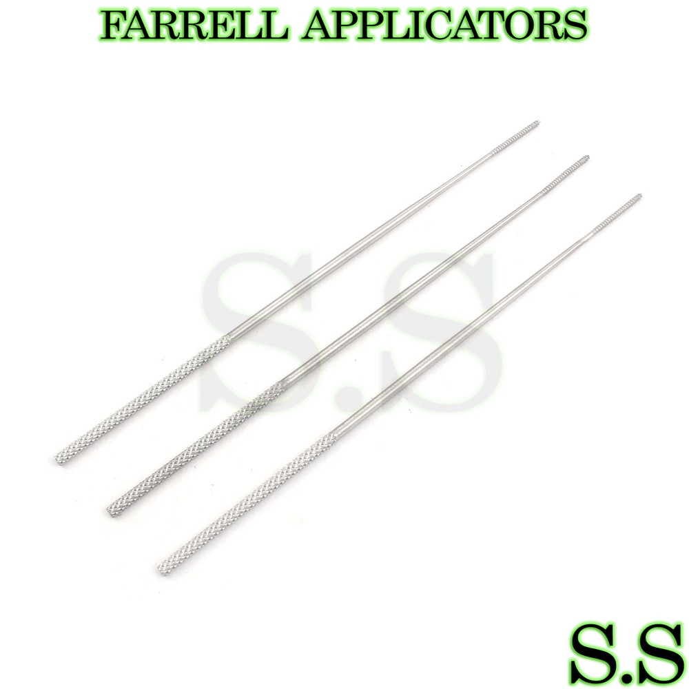 3 FARRELL COTTON APPLICATORS ENT SURGICAL INSTRUMENTS