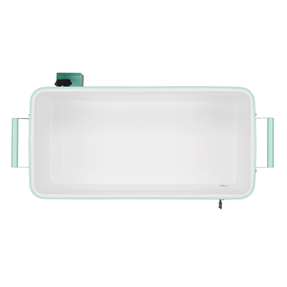 Rectangular Plastic Box Frozen Insulation Cart Mint Green,in stock