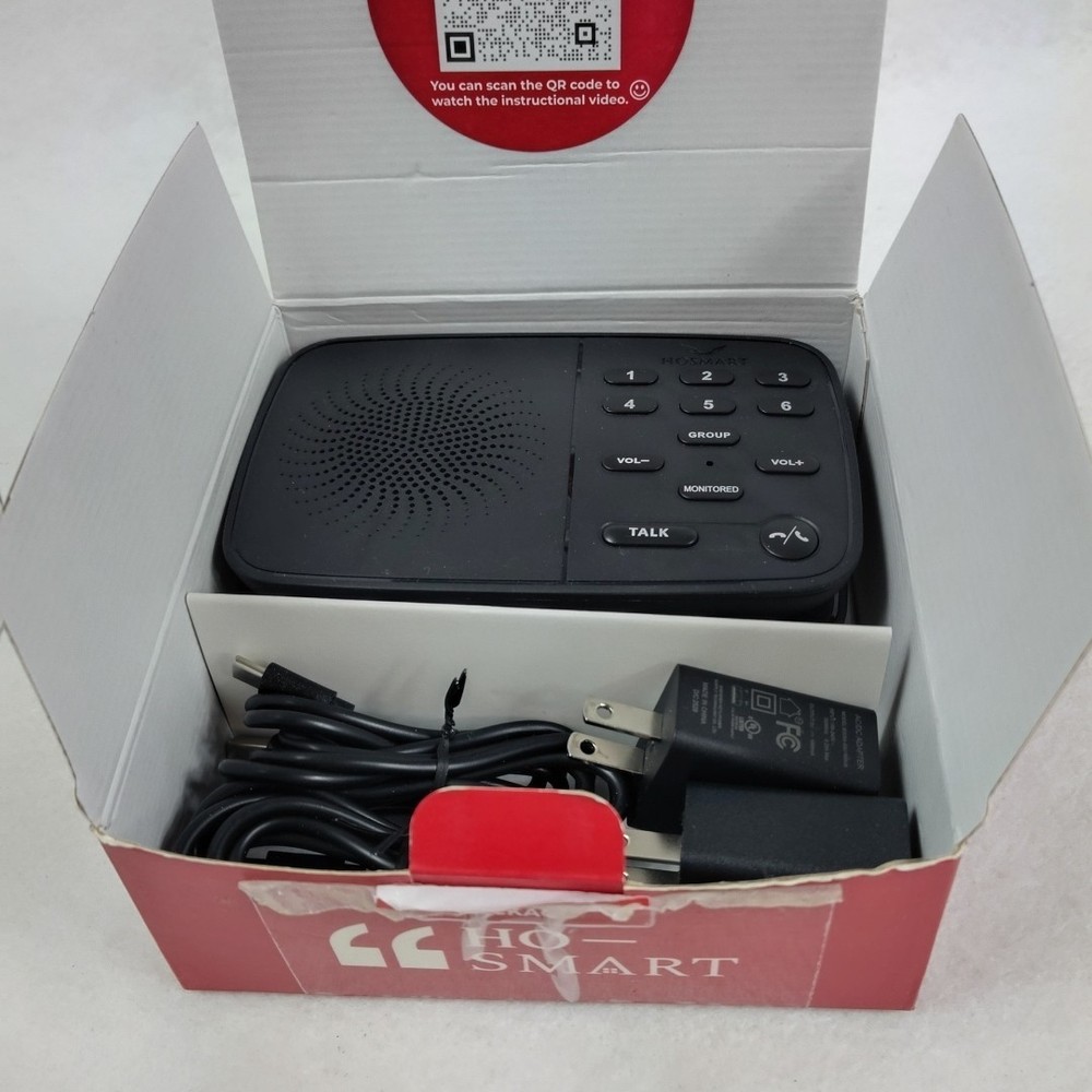 HO-Smart 2-Way Full Duplex Wireless Intercom 2-Set 1300ft EUC