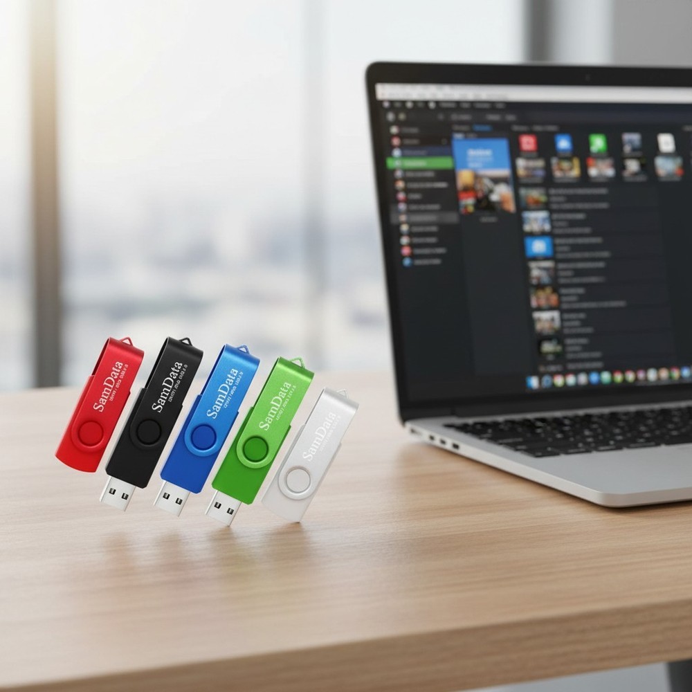 High-Performance 8GB USB Flash Drives 5 Colors - Reliable Data Backup Solutions