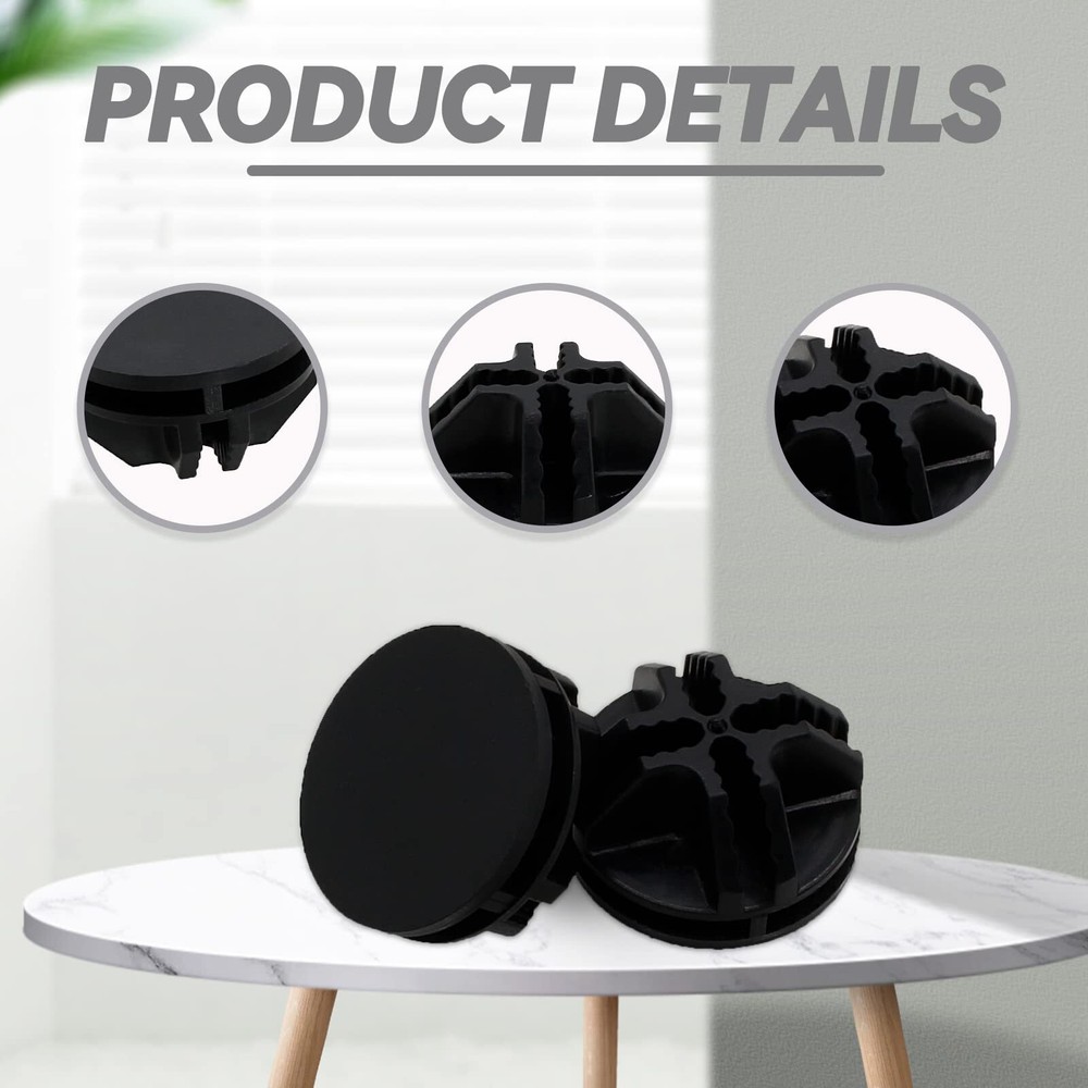 64 Pcs Black Plastic Connector Wire Grid Cube Connector For Modular Closet Stora