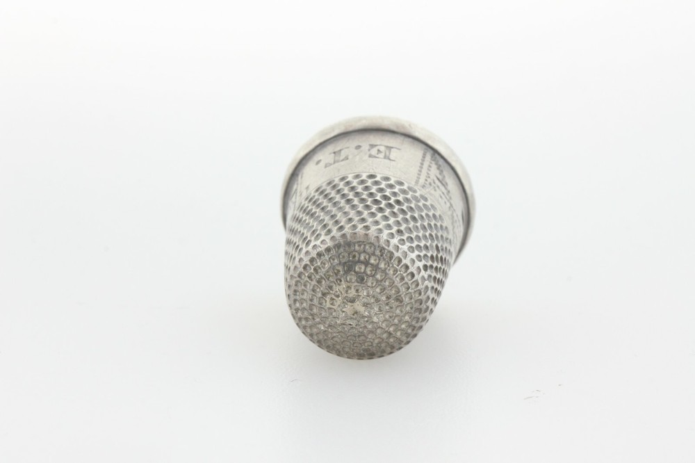 Vintage Sterling Silver 925 Carinated Design Sewing Thimble