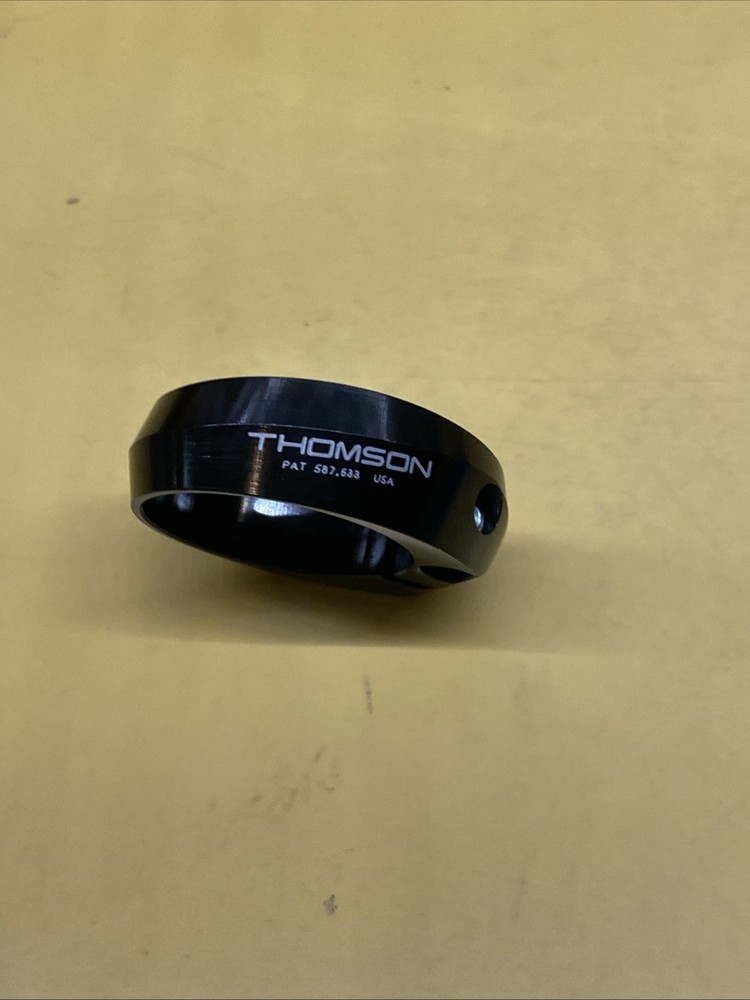 Black Thomson 34.9 Bolt-on Seatpost Clamp