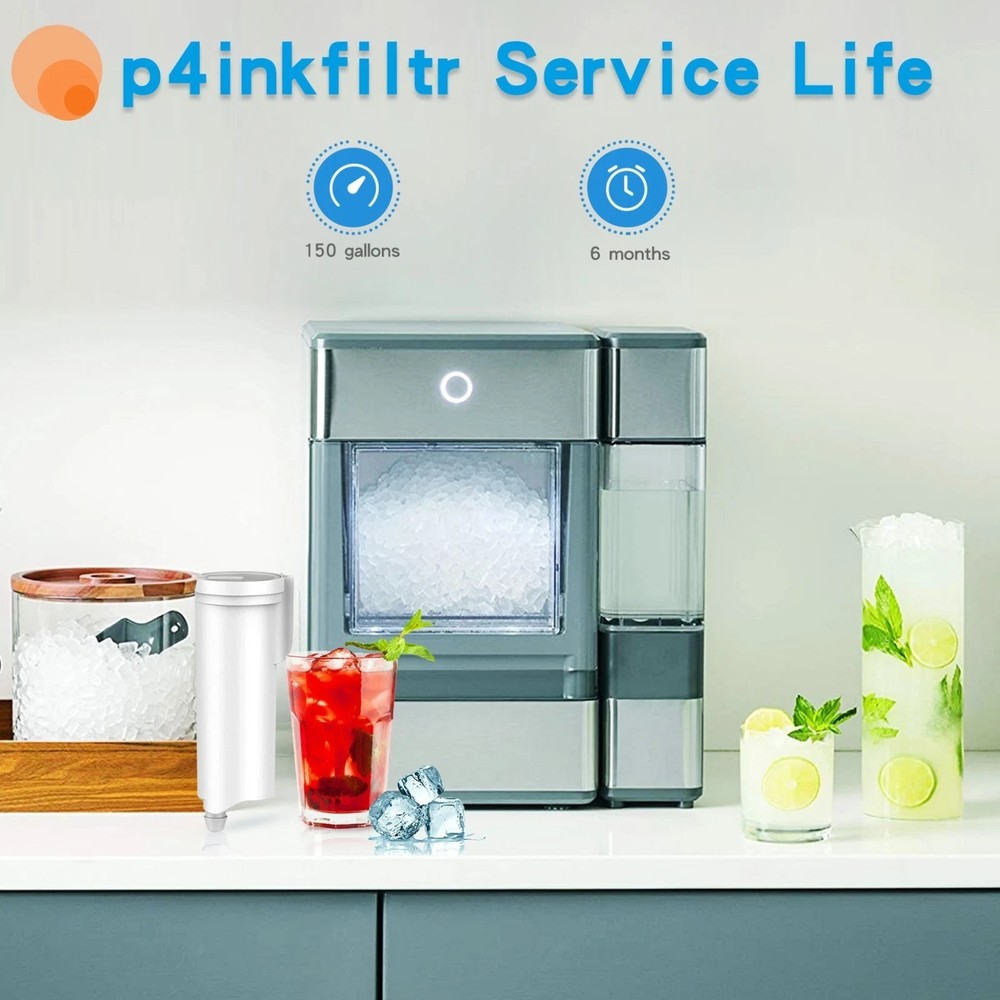 GE Profile Opal Replacement Water Filter Opal Nugget Ice Maker ‎P4INKFILTR-4PACK