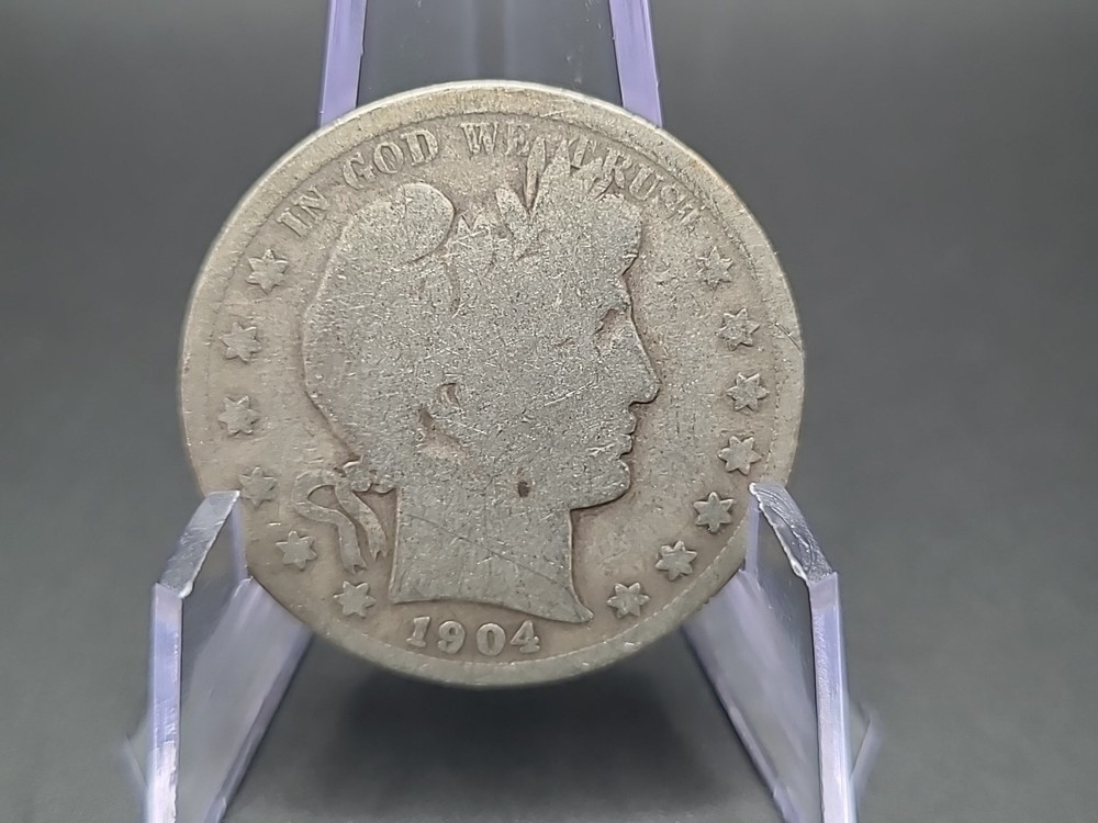 1904 barber half dollar