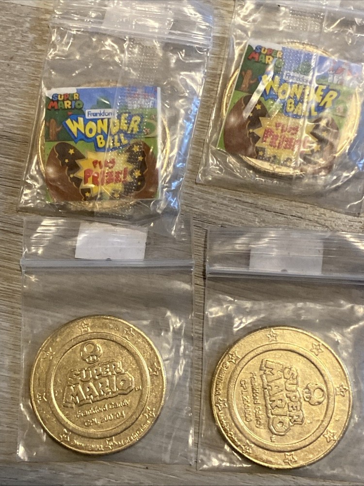 Wonder Ball Mario Coin 4 Different