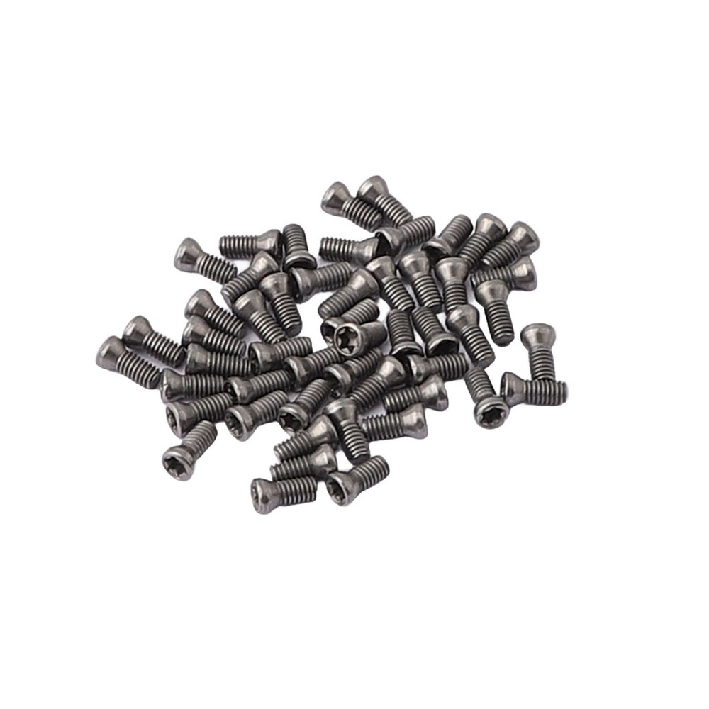 50pcs Steel Lathe Blade Carbide Inserts Hexagon Power Tool Socket Head