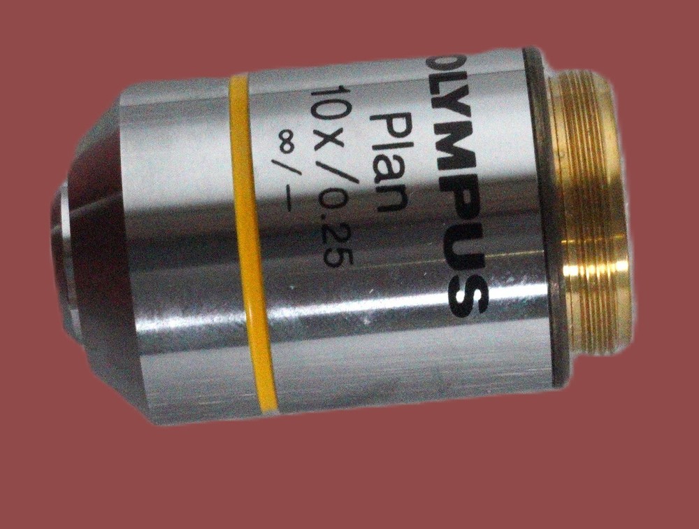 Olympus Plan 10X/0.25 ∞/- Objective