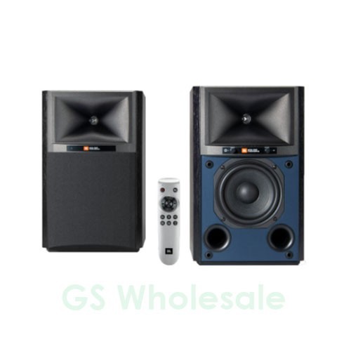 JBL 4305P Active Bookshelf Speakers - Black