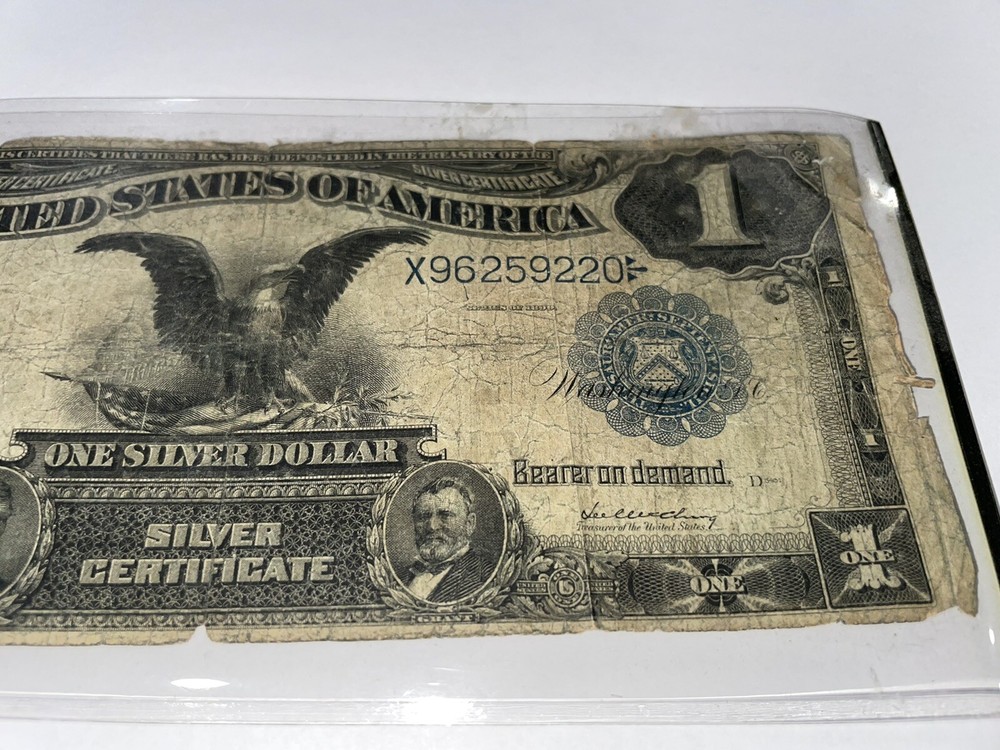 AUG 4th 1899 $1 silver note~RARE NOTE!