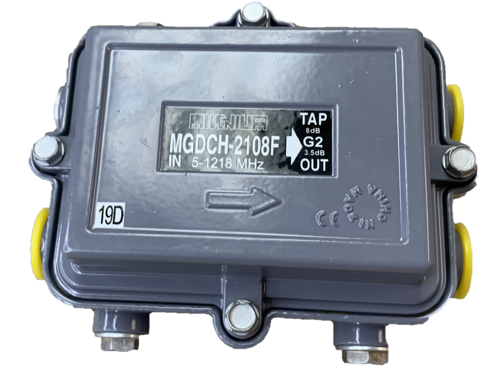 Antronix MGDCH-2108F Milenium 1.2 GHz 8 dB Directional Coupler