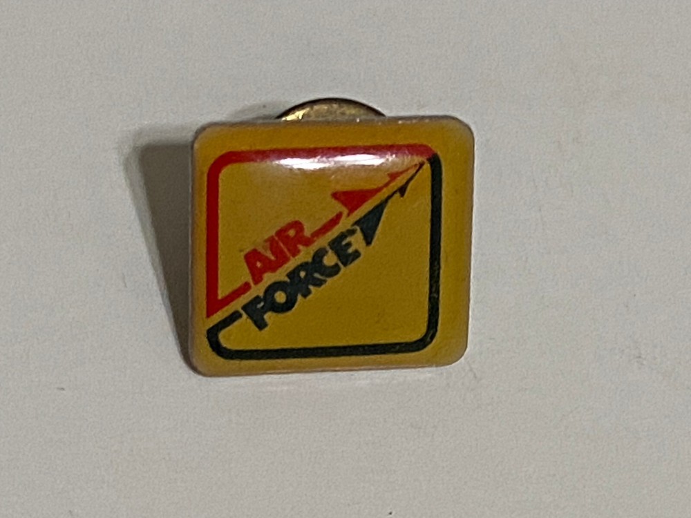 Air Force Epoxy Dome Lapel Pin vintage