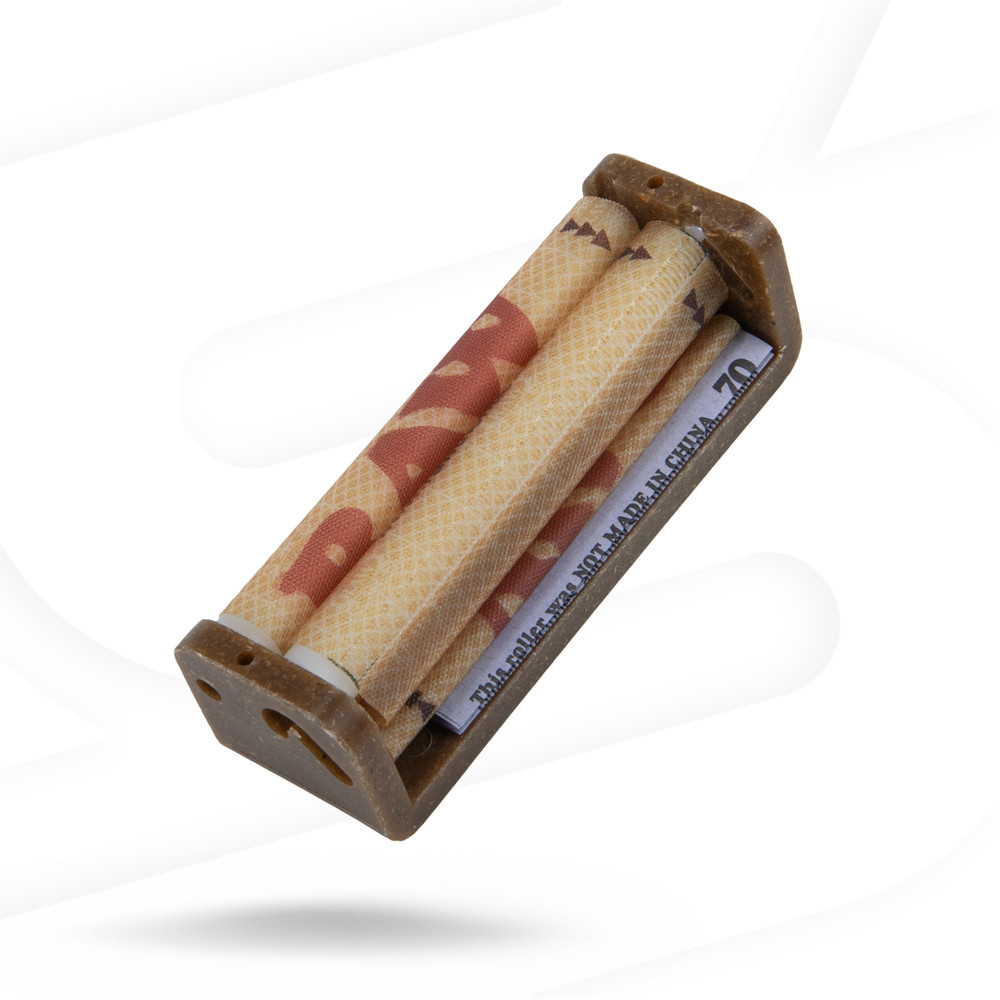 RAW Classic Hemp Plastic Roller Adjustable Rolling Machine 70mm | 12 Units