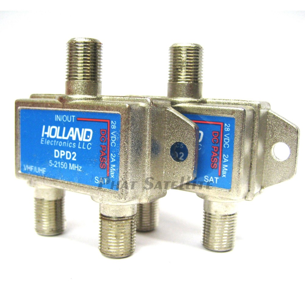 Diplexer DPD2 Switch DirecTV DISH FTA SATELLITE SIGNAL COMBINER LINE SHARING 2pc