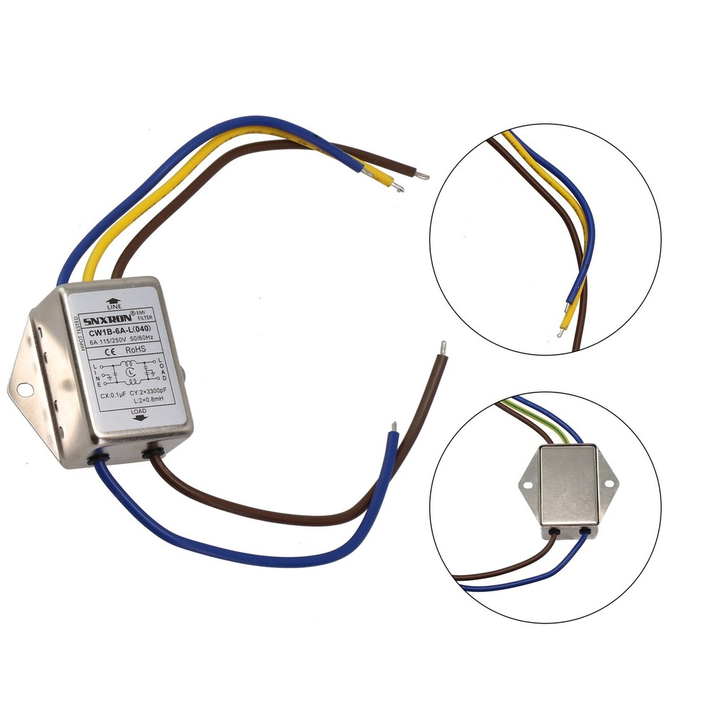 Interference Suppressing Filter for Electronic Equipment CW1B L 3A/6A/10A