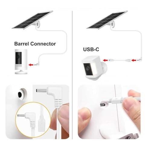 7W Ring Solar Panel is Specially Designed for Spotlight Cam Battery and Ring